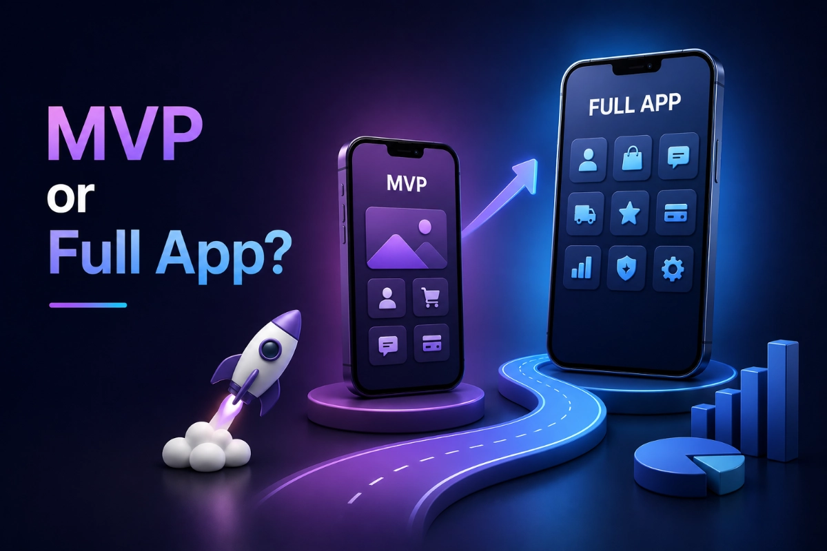 Should You Build an MVP or a Full Mobile App From Day One?