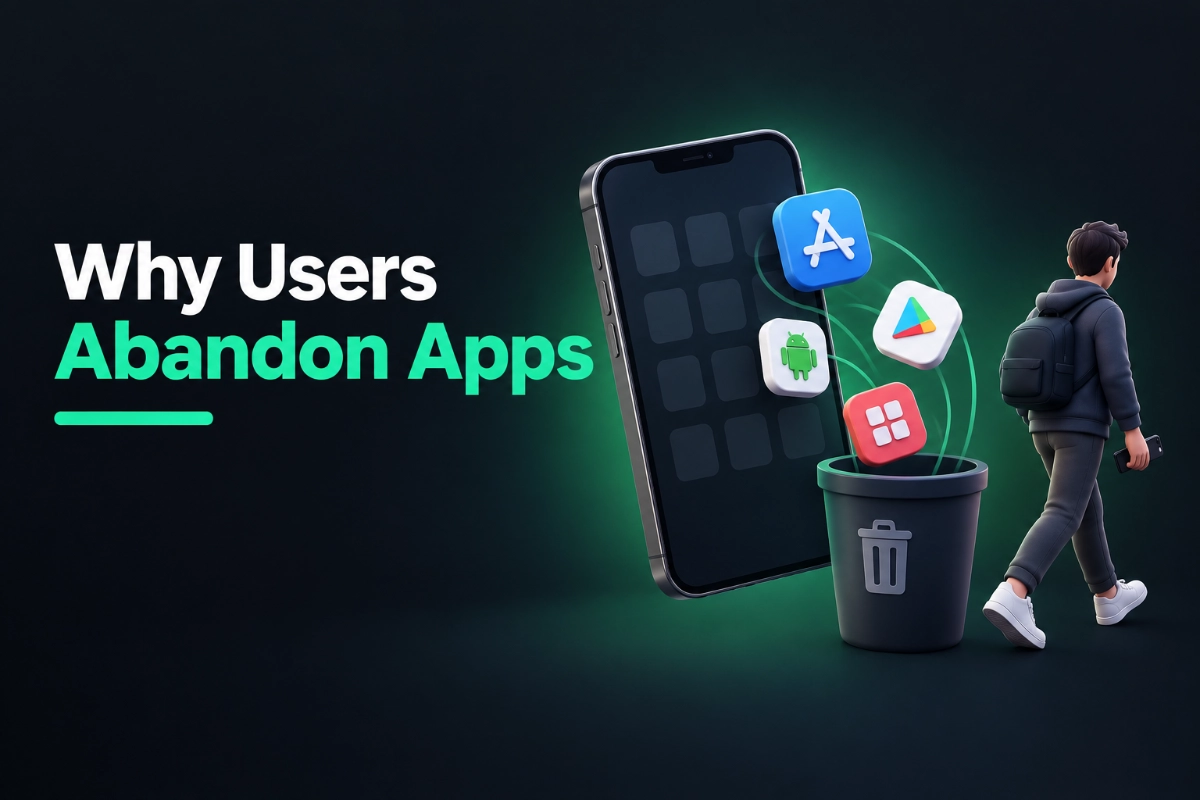 Why Do Users Abandon Mobile Apps After Downloading Them? 7 Common Reasons